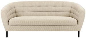 TROJMIESTNA POHOVKA, textil, krémová MID.YOU - Sedačky, Online Only