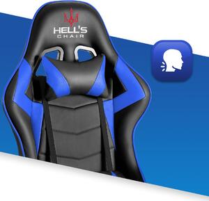 Hells Herné kreslo Hell's Chair HC-1007 Blue Black