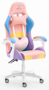 Hells chair Herná stolička Hell's Chair Rainbow Colorful Ružová
