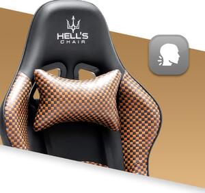 Hells chair Herné kreslo Hell's Chair Rainbow Hnedá kockovaná šachovnica
