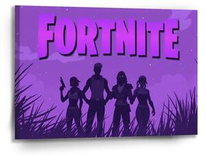 Sablio Obraz FORTNITE Fialová silueta - 90x60 cm