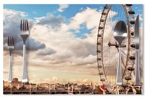 Sablio Prestieranie London eye: 40x30cm