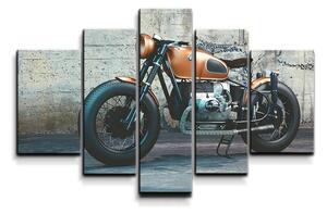 Sablio Obraz - 5-dílný Motorka - 125x90 cm