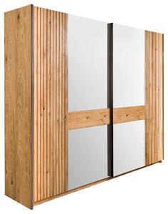 ŠAT. SKRIŇA S POSUV. DVERAMI, dub, farba duba, 242/214/67 cm Linea Natura - Skrine