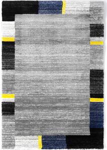 Breno Kusový koberec AMRIT 152/blue, sivá, viacfarebná,120 x 170 cm