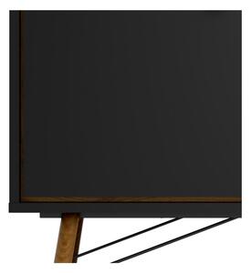 Čierna komoda Tvilum Ry, 102 x 72 cm
