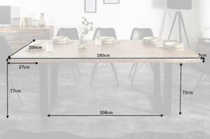Jedálenský stôl 41070 180x100cm Masív drevo Palisander-Komfort-nábytok