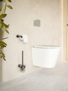 Erga Skala, nástenná toaletná WC kefa, grafitová, ERG-08400