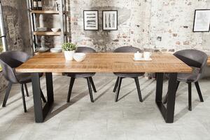 Jedálenský stôl 160cm Iron Craft natural mango