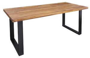 Jedálenský stôl Iron Craft II 180cm Sheesham hnedá 45mm