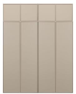 Krémová modulárna skriňa z borovicového dreva 200x250 cm Daily – vtwonen