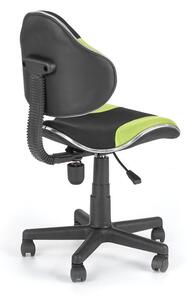 Halmar Detská stolička Flash, čierna/zelená