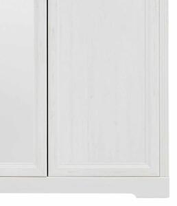 Šatníková skriňa - 4-dverová JASMIN II pínia/dub artisan