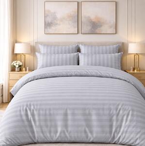 Didatex Damaškové obliečky LIGHT GREY – zapínanie na zips Obsah balenia: Štandardný rozmer 1x 140x200 + 1x 70x90