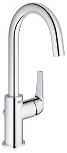 Grohe BauFlow - Umývadlová batéria s výpusťou, chróm 23753000