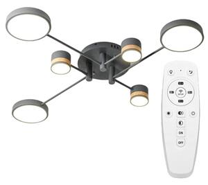 Toolight - LED stropná lampa 6-bodová APP210-3CPR, šedá-hnedá, OSW-08471