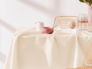 Krásny sviatočný smotanový ecru obrus na stôl 140 x 260 cm