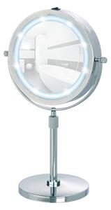 Zväčšovacie stolové zrkadlo s LED svietidlom Wenko Lumi