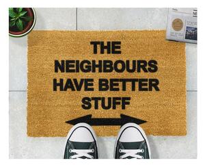 Rohožka z prírodného kokosového vlákna Artsy Doormats Neighbours Have Better Stuff, 40 x 60 cm
