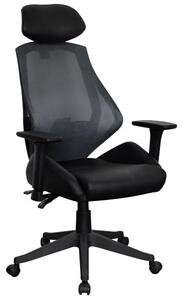 Otočná stolička RAJISA - čierna