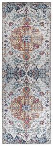 Koberec viacfarebný polyester 70 x 200 cm s orientálnym vzorom behúň moderná kuchyňa chodba