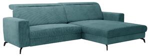 ROHOVÁ SEDAČKA, textil, petrolejová Sit & More - Sedačky, Online Only