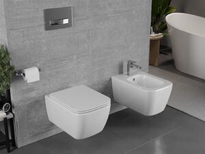 Mexen MARGO, závesné wc s pomaly padajúcim WC sedátkom, 51 x 35 cm, biela, 30420900