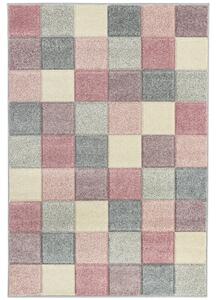 Breno Kusový koberec PORTLAND 1923/RT41, ružová, viacfarebná,67 x 120 cm