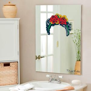 Nástenné zrkadlo Madre Selva Espejo Decorado Frida Hair, 50 × 70 cm