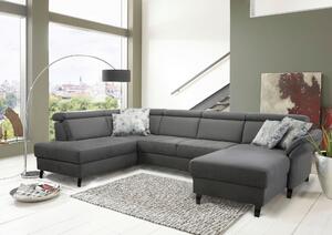 SEDACIA SÚPRAVA, textil, antracitová Sit & More - Sedačky, Online Only