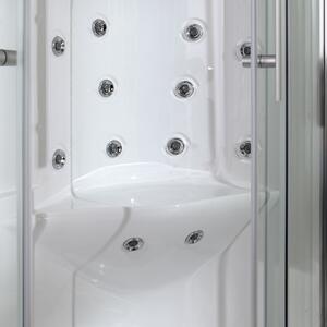 Multifunkčná Sprchová Kabína 70x90 ľavá S Parným Kúpeľom | Iride
