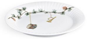 Porcelánový tanier s vianočným motívom Kähler Design Hammershoi Christmas Plate, ⌀ 19 cm