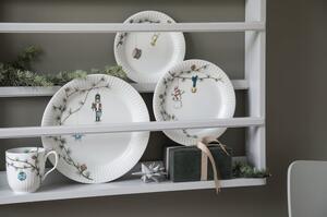Porcelánový tanier s vianočným motívom Kähler Design Hammershoi Christmas Plate, ⌀ 19 cm