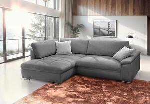 ROHOVÁ SEDAČKA, textil, sivá Livetastic - Sedačky, Online Only