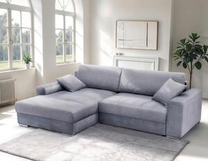 ROHOVÁ SEDAČKA, textil, modrosivá Livetastic - Sedačky, Online Only