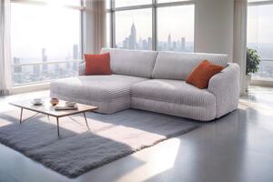 ROHOVÁ SEDAČKA, textil, sivá Livetastic - Sedačky, Online Only