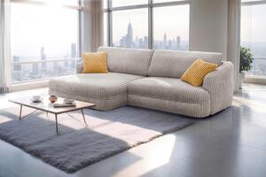 ROHOVÁ SEDAČKA, textil, svetlohnedá Livetastic - Sedačky, Online Only