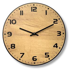 Karlsdesign.sk - Drevené nástenné hodiny - CLASSIC II - 30cm - Biela