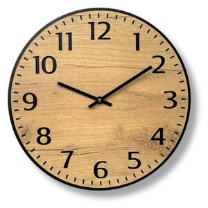 Karlsdesign.sk - Drevené nástenné hodiny - CLASSIC - 30cm - Biela