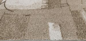 Breno Metrážny koberec LIBRA 36, šíře role 400 cm, hnedá, viacfarebná