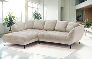 ROHOVÁ SEDAČKA, textil, piesková, béžová Livetastic - Sedačky, Online Only