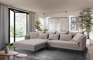 ROHOVÁ SEDAČKA, textil, taupe Livetastic - Sedačky, Online Only