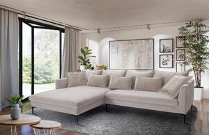 ROHOVÁ SEDAČKA, textil, béžová Livetastic - Sedačky, Online Only