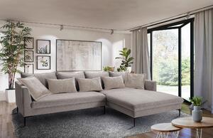 ROHOVÁ SEDAČKA, textil, taupe Livetastic - Sedačky, Online Only