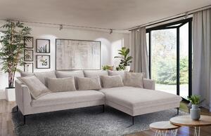 ROHOVÁ SEDAČKA, textil, béžová Livetastic - Sedačky, Online Only