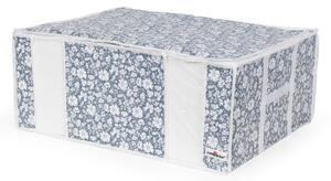 Modrý vakuový úložný box na oblečenie Compactor Signature Vicky 3D Vacuum Bag, 210 l