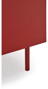 Tmavočervená komoda Teulat Arista, šírka 165 cm
