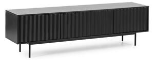 Čierny TV stolík 180x52 cm Sierra – Teulat