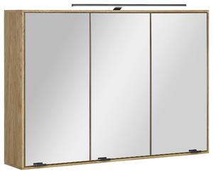 ZRKADLOVÁ SKRINKA, farba duba, 100/70/20 cm Linea Natura - Kúpeľňové skrinky, Online Only