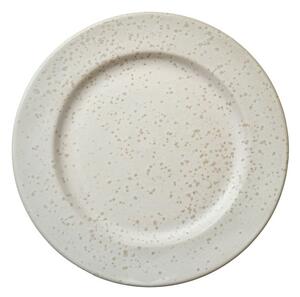 Krémovo-biely kameninový dezertný tanier Bitz Basics Matte Cream, ⌀ 22 cm